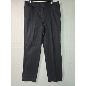 Talbots The Perfect Chino Pants Curvy Women's 12 Straight Leg Stretch Pockets